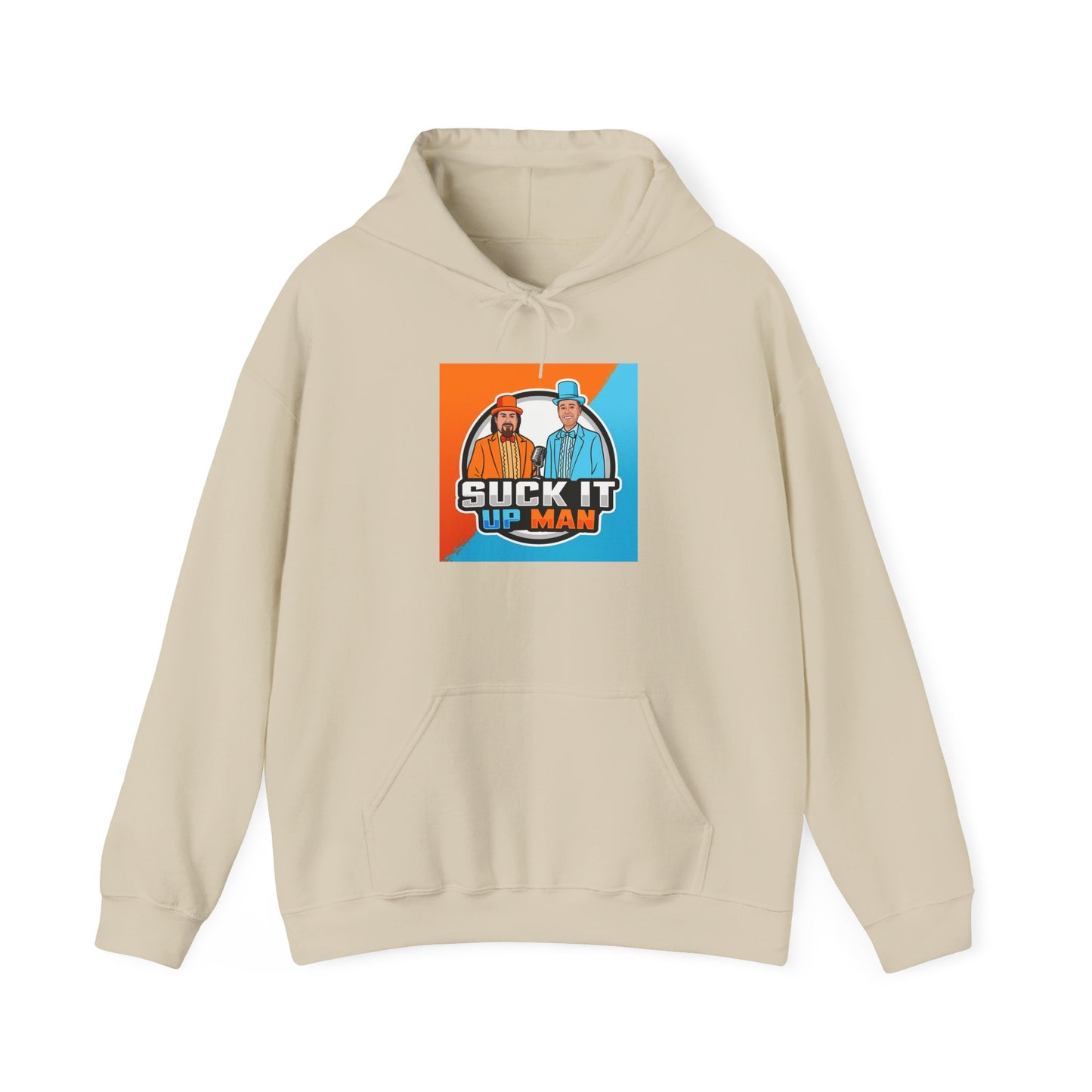 'Suck It Up Man' Graphic Hoodie for Everyday Comfort