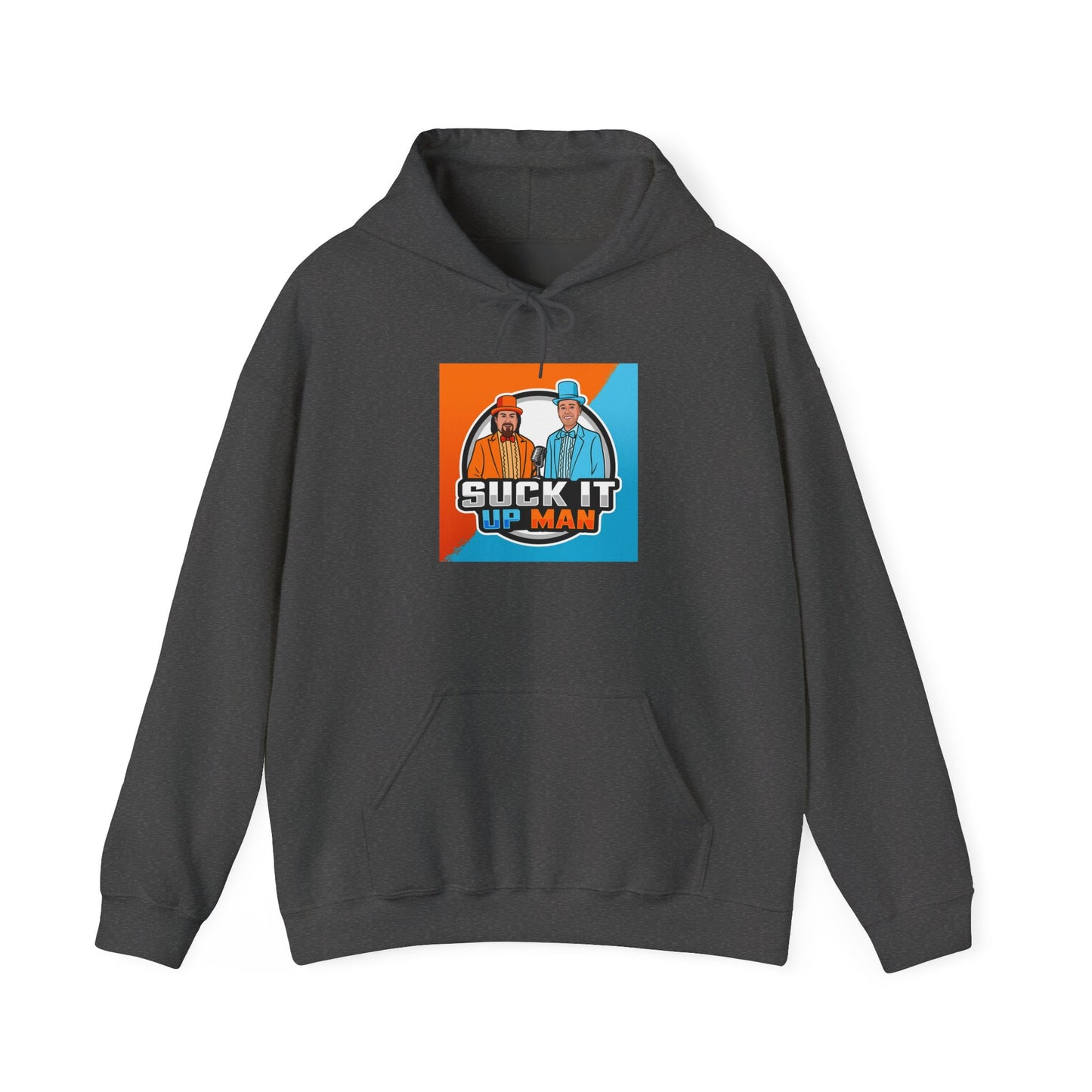 'Suck It Up Man' Graphic Hoodie for Everyday Comfort