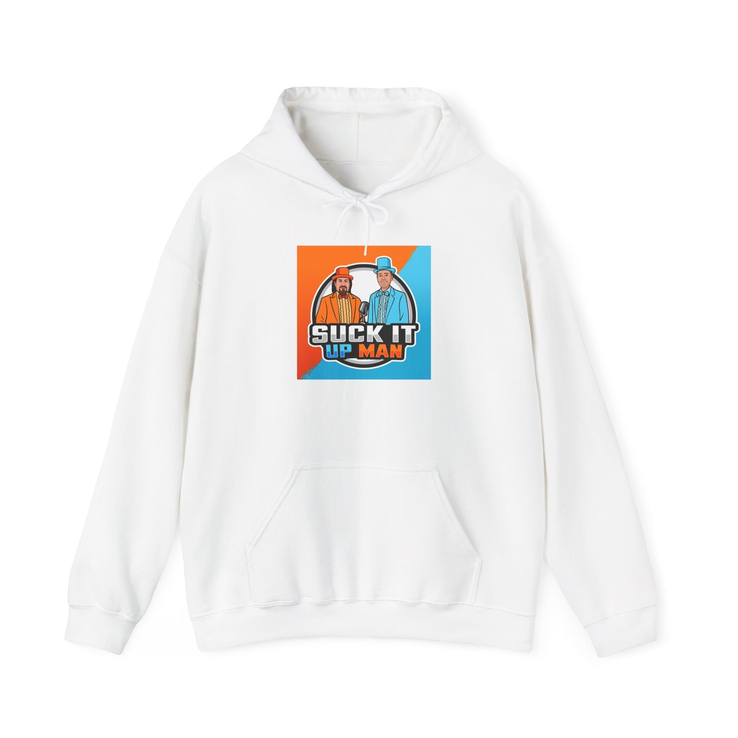 'Suck It Up Man' Graphic Hoodie for Everyday Comfort