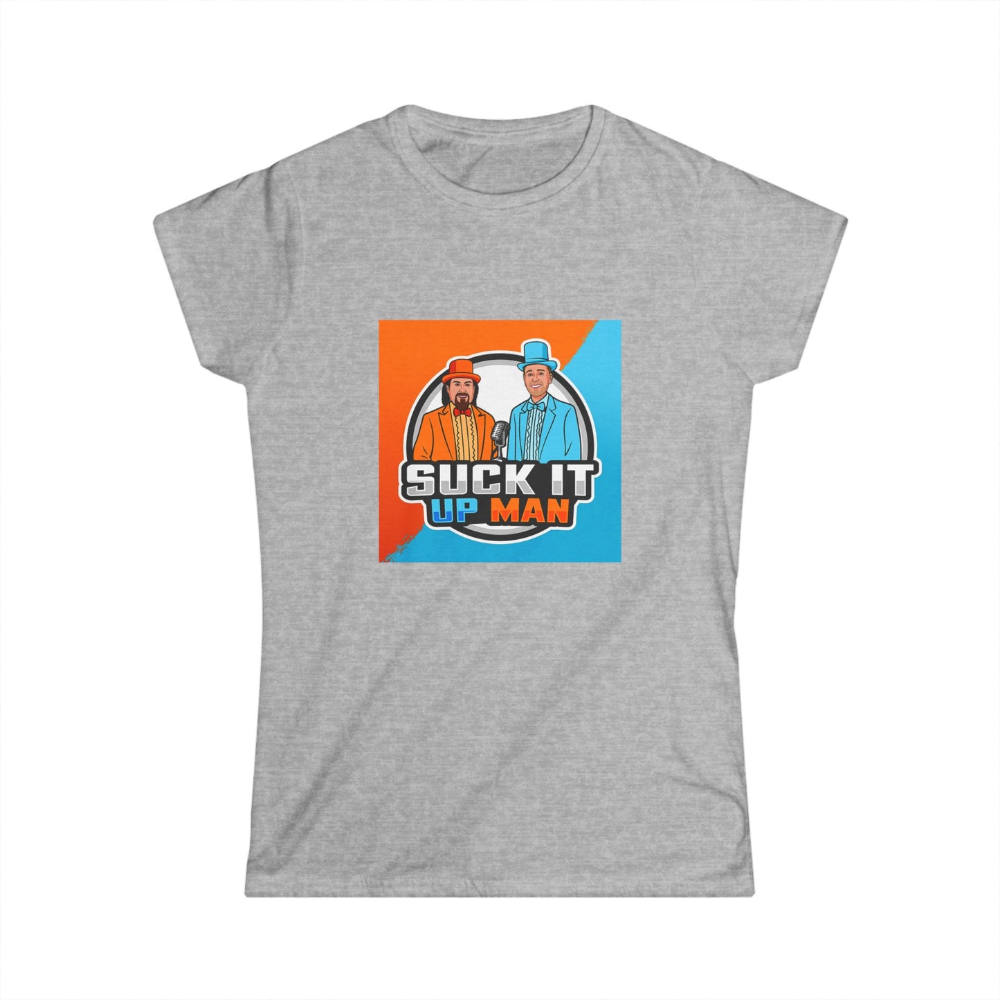 Suck It Up Man Women's Softstyle Tee