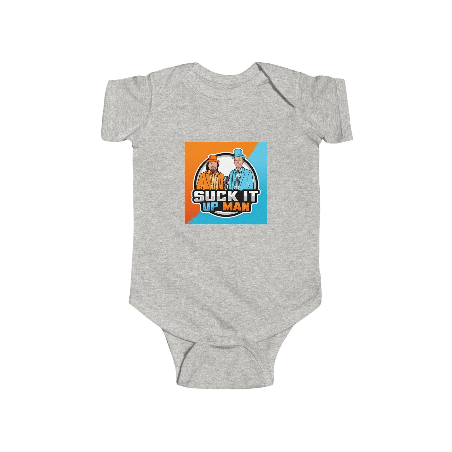 Suck It Up Man Infant Bodysuit - Cute Baby Outfit for Fun Celebrations