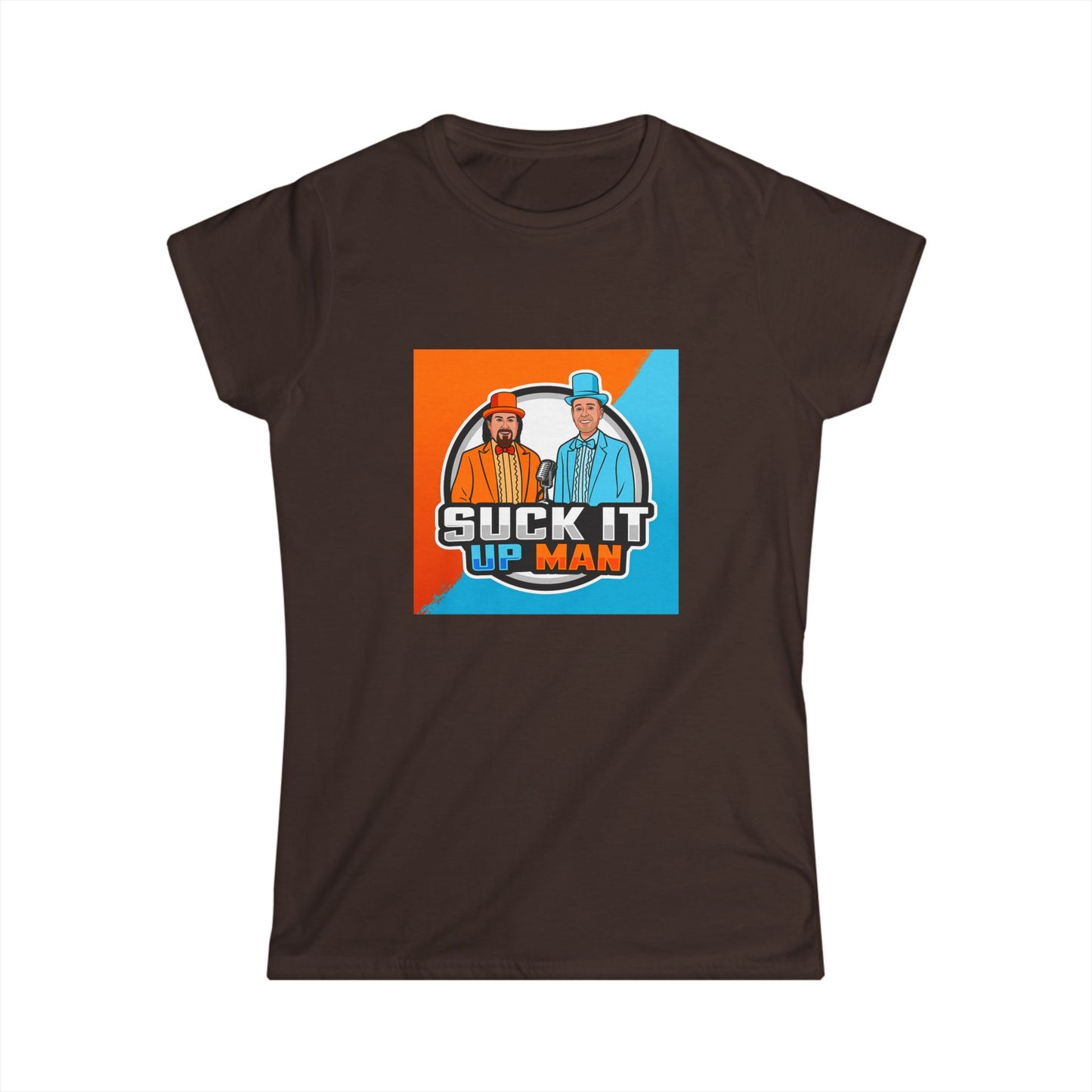 Suck It Up Man Women's Softstyle Tee