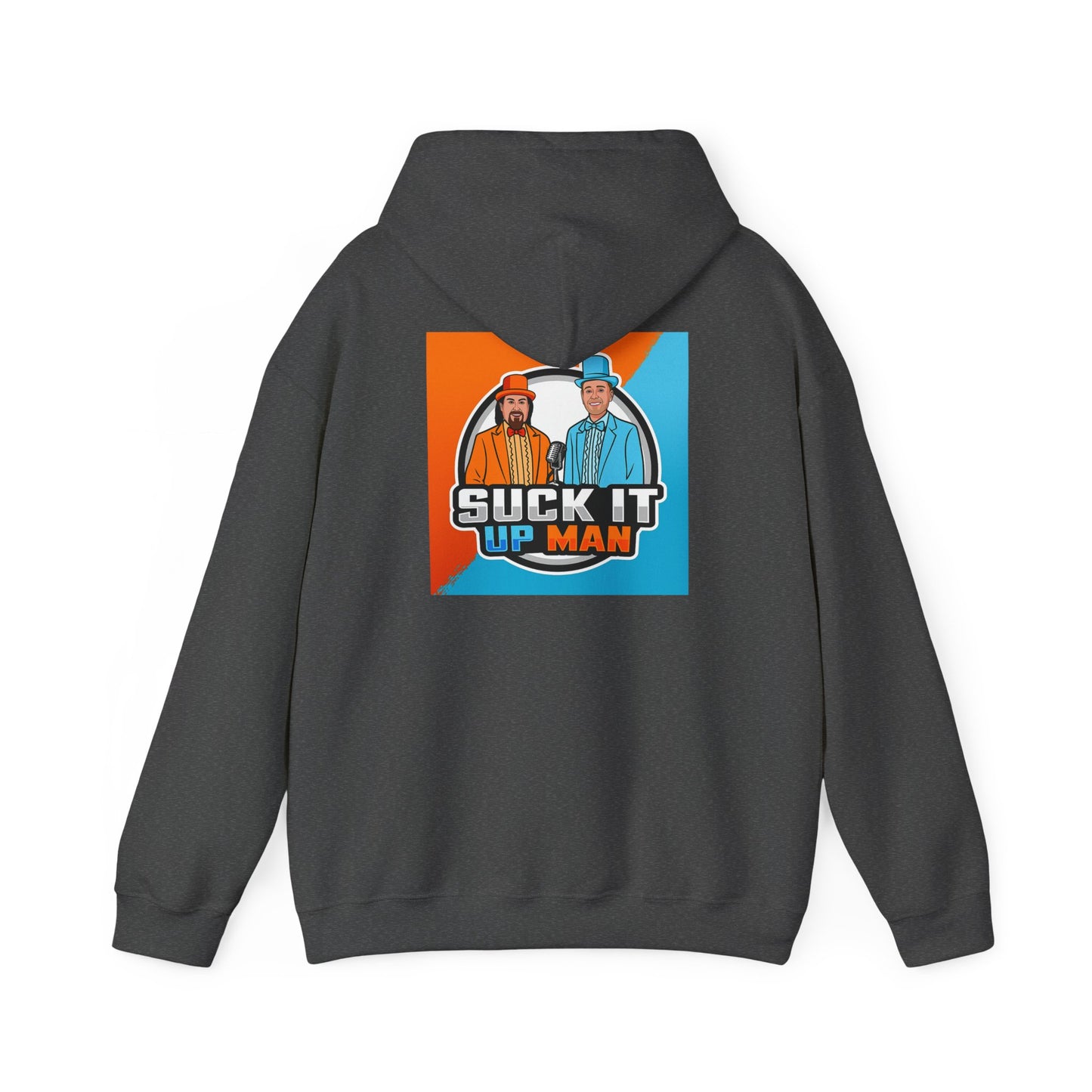 'Suck It Up Man' Graphic Hoodie for Everyday Comfort