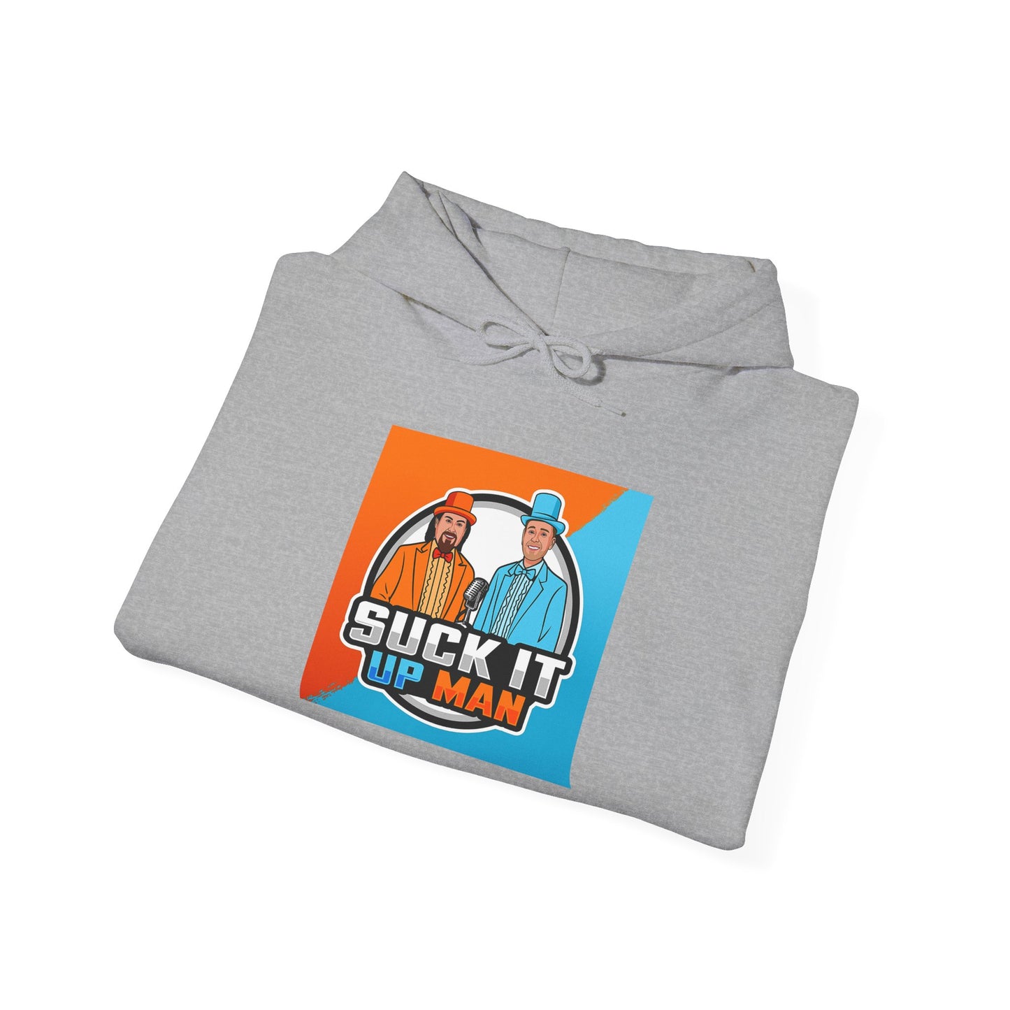 'Suck It Up Man' Graphic Hoodie for Everyday Comfort