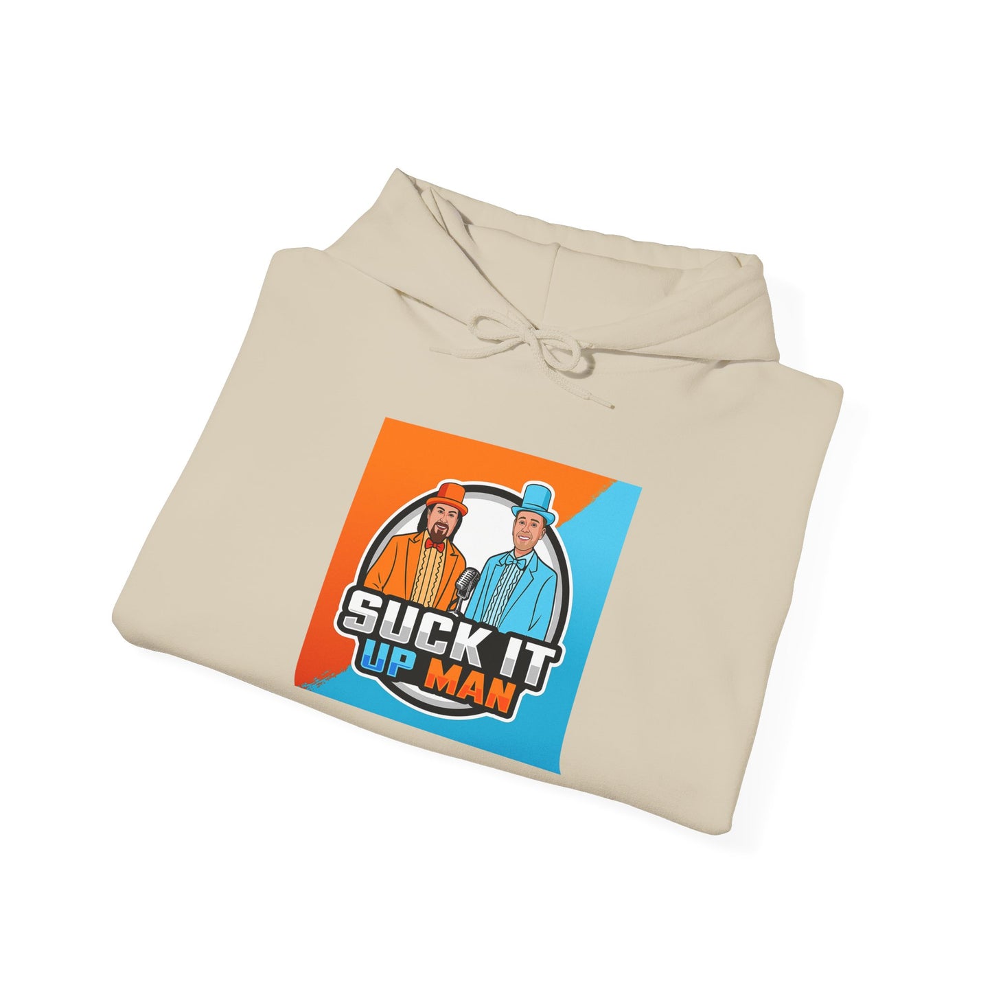 'Suck It Up Man' Graphic Hoodie for Everyday Comfort