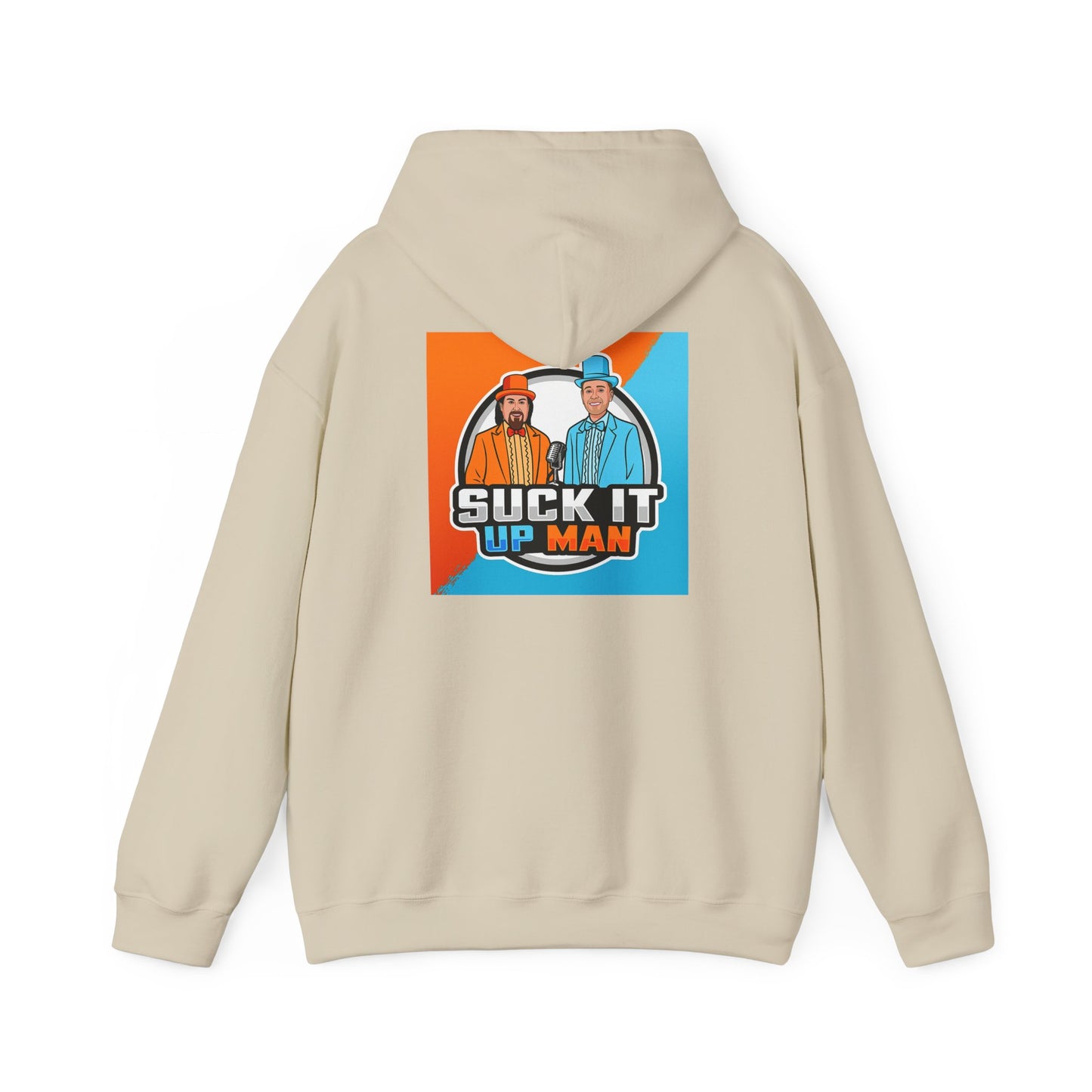 'Suck It Up Man' Graphic Hoodie for Everyday Comfort