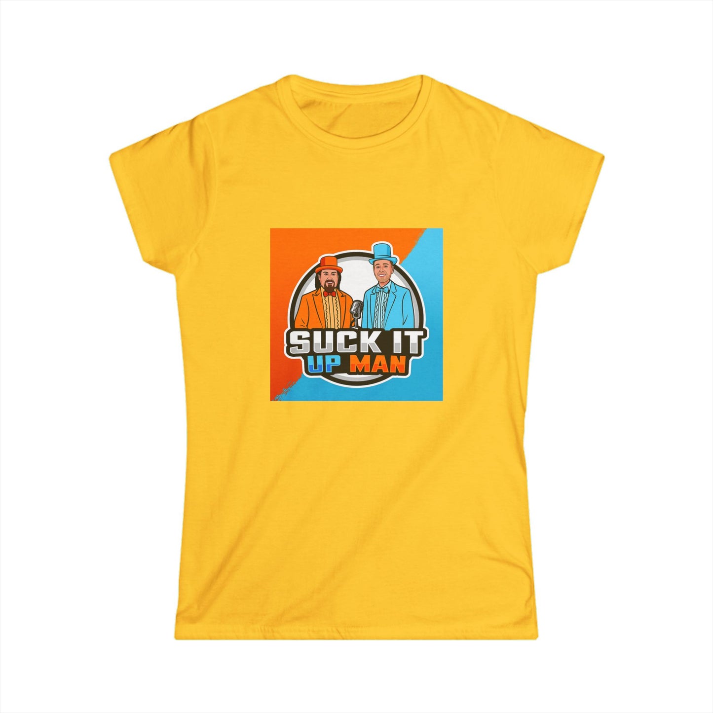 Suck It Up Man Women's Softstyle Tee