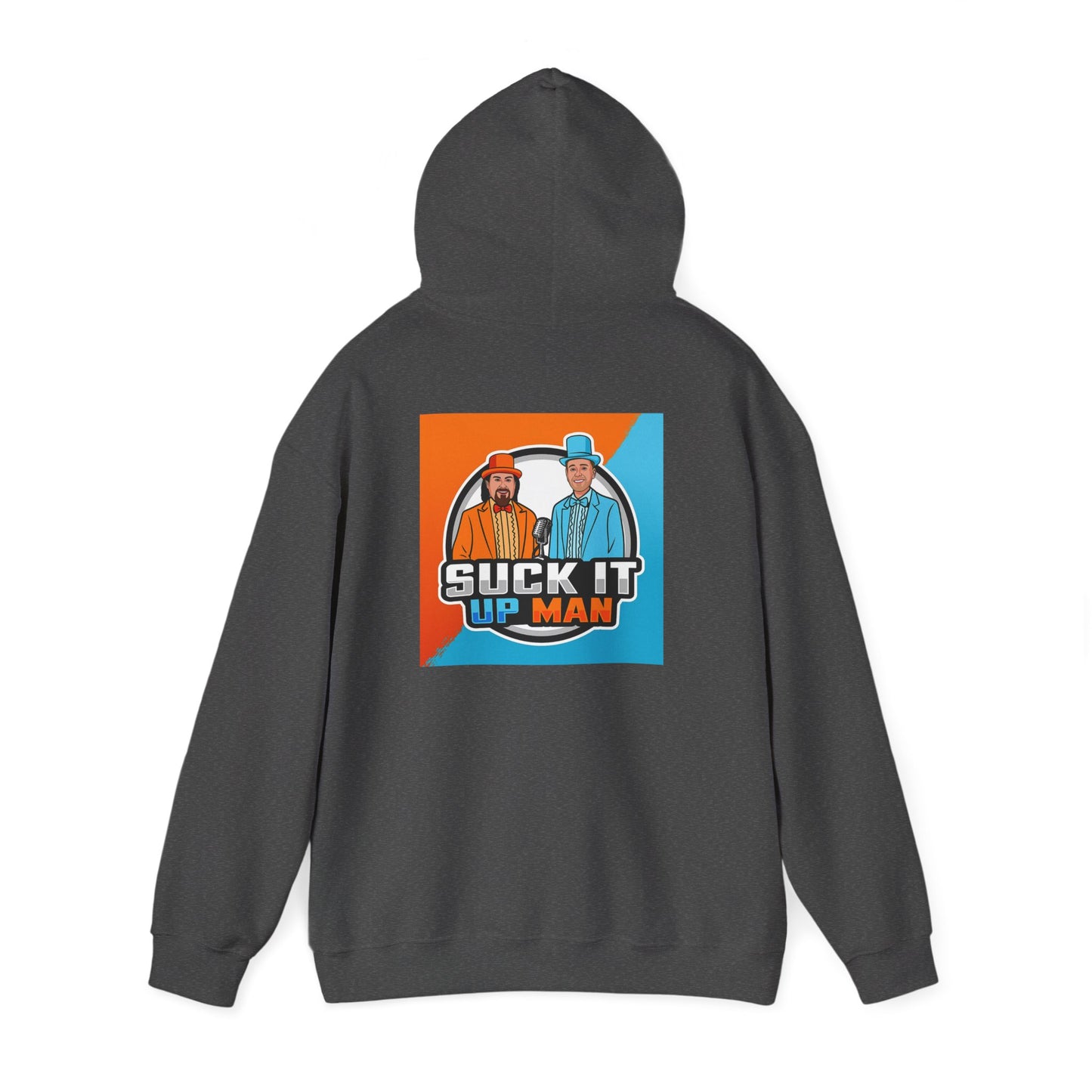 'Suck It Up Man' Graphic Hoodie for Everyday Comfort