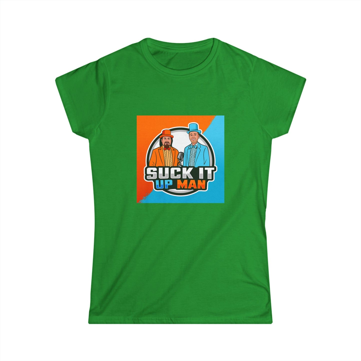 Suck It Up Man Women's Softstyle Tee