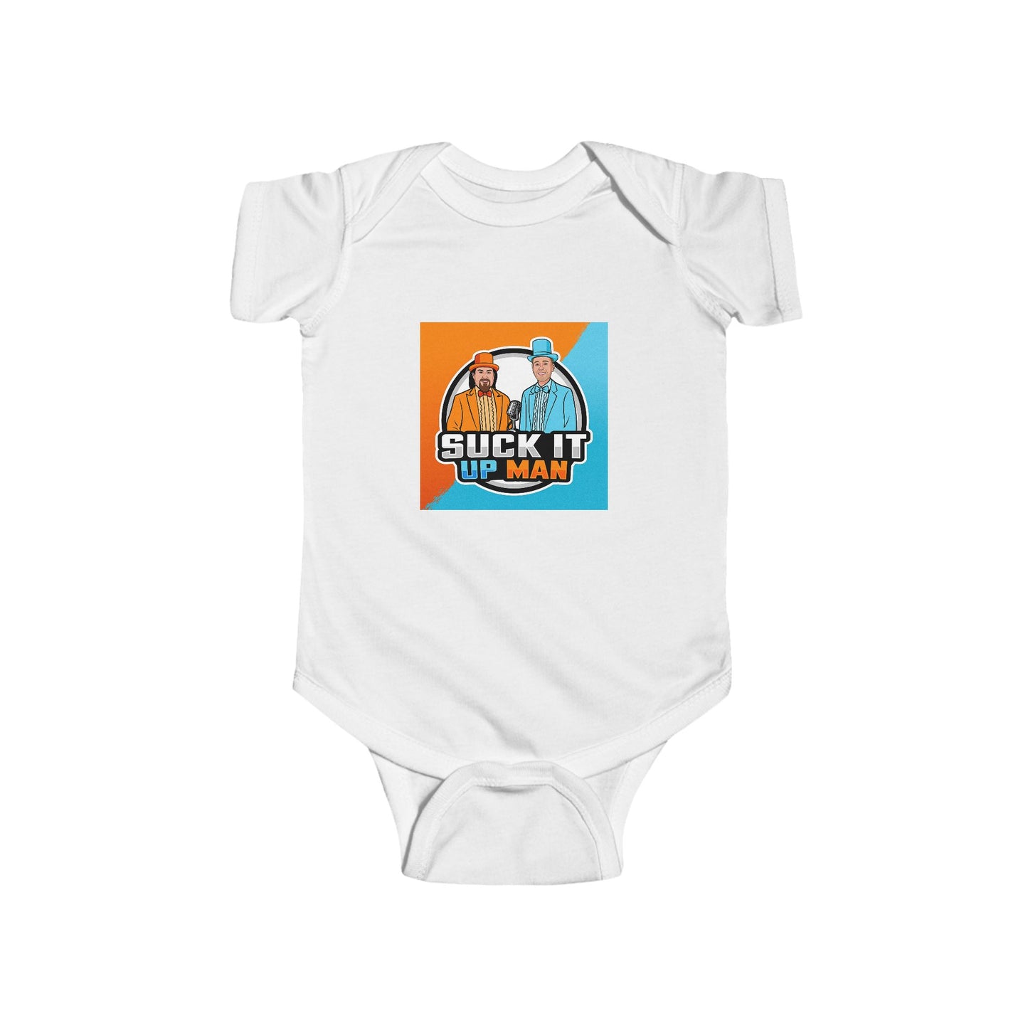 Suck It Up Man Infant Bodysuit - Cute Baby Outfit for Fun Celebrations