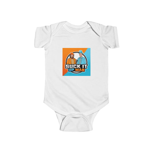 Suck It Up Man Infant Bodysuit - Cute Baby Outfit for Fun Celebrations