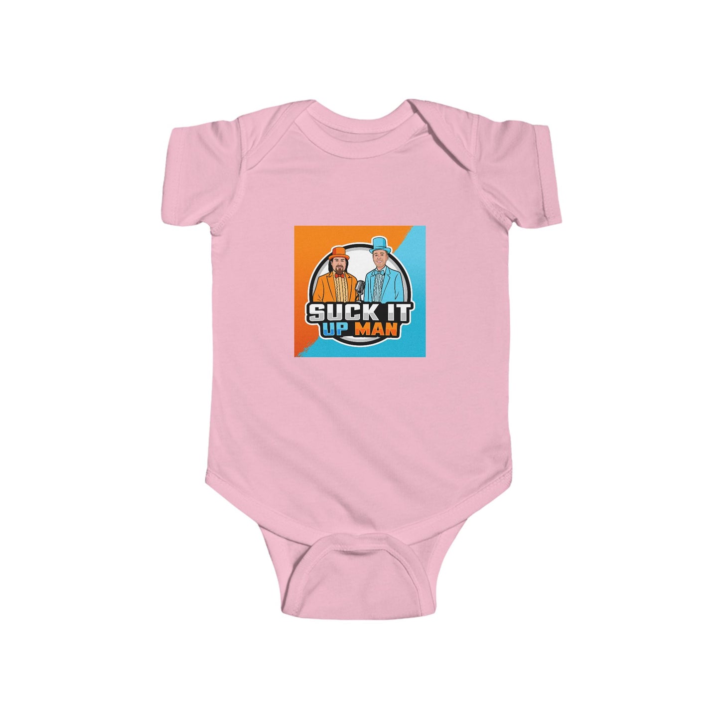 Suck It Up Man Infant Bodysuit - Cute Baby Outfit for Fun Celebrations