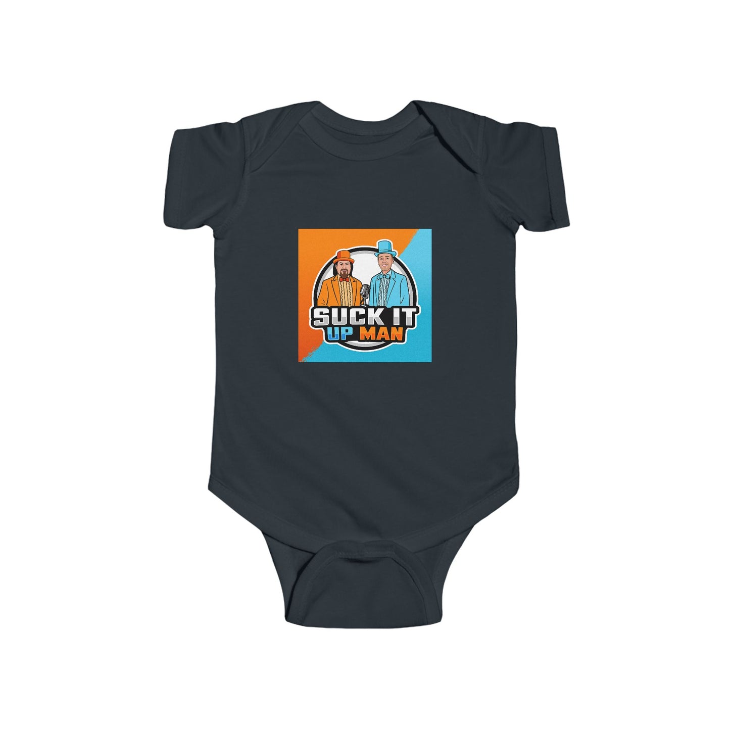 Suck It Up Man Infant Bodysuit - Cute Baby Outfit for Fun Celebrations