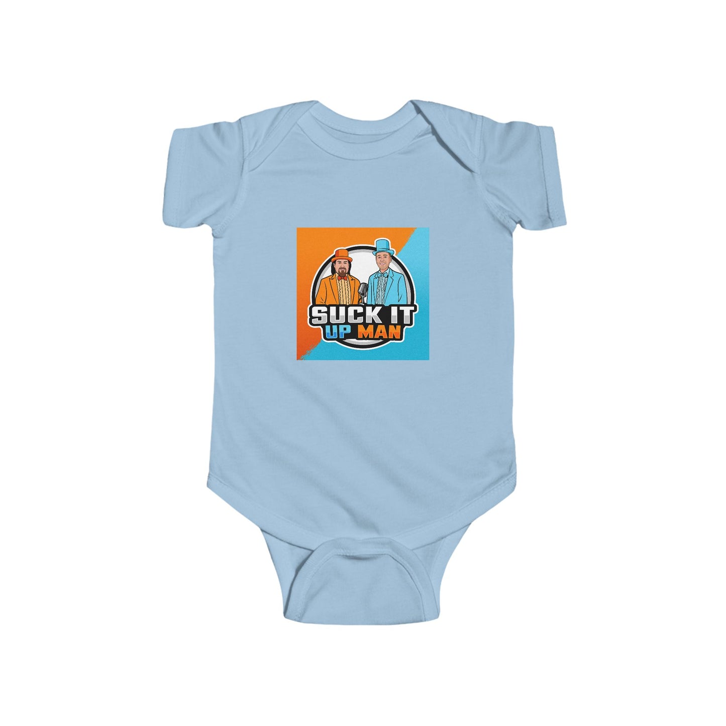 Suck It Up Man Infant Bodysuit - Cute Baby Outfit for Fun Celebrations