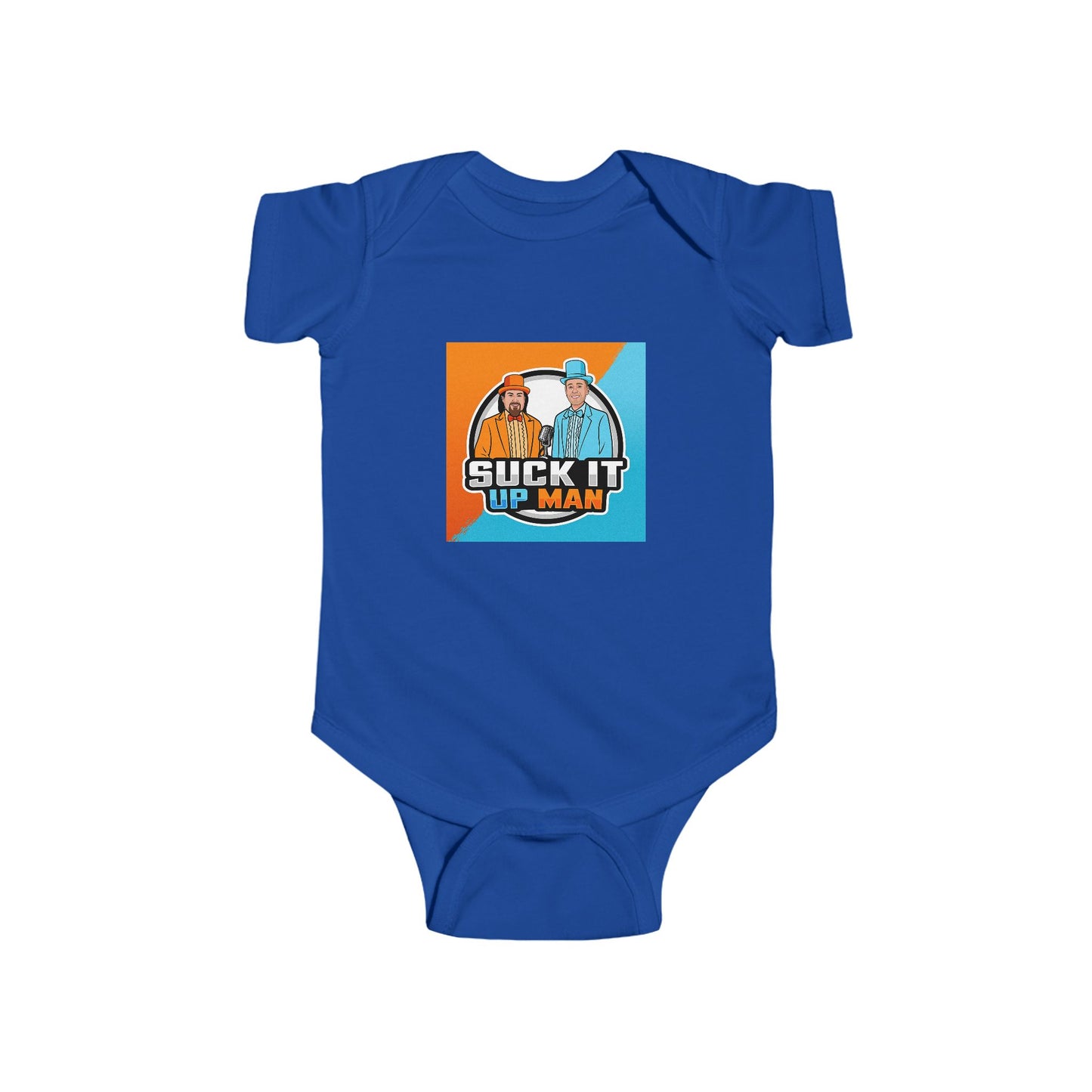 Suck It Up Man Infant Bodysuit - Cute Baby Outfit for Fun Celebrations