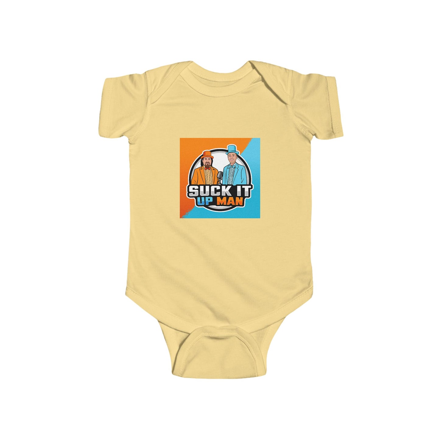 Suck It Up Man Infant Bodysuit - Cute Baby Outfit for Fun Celebrations