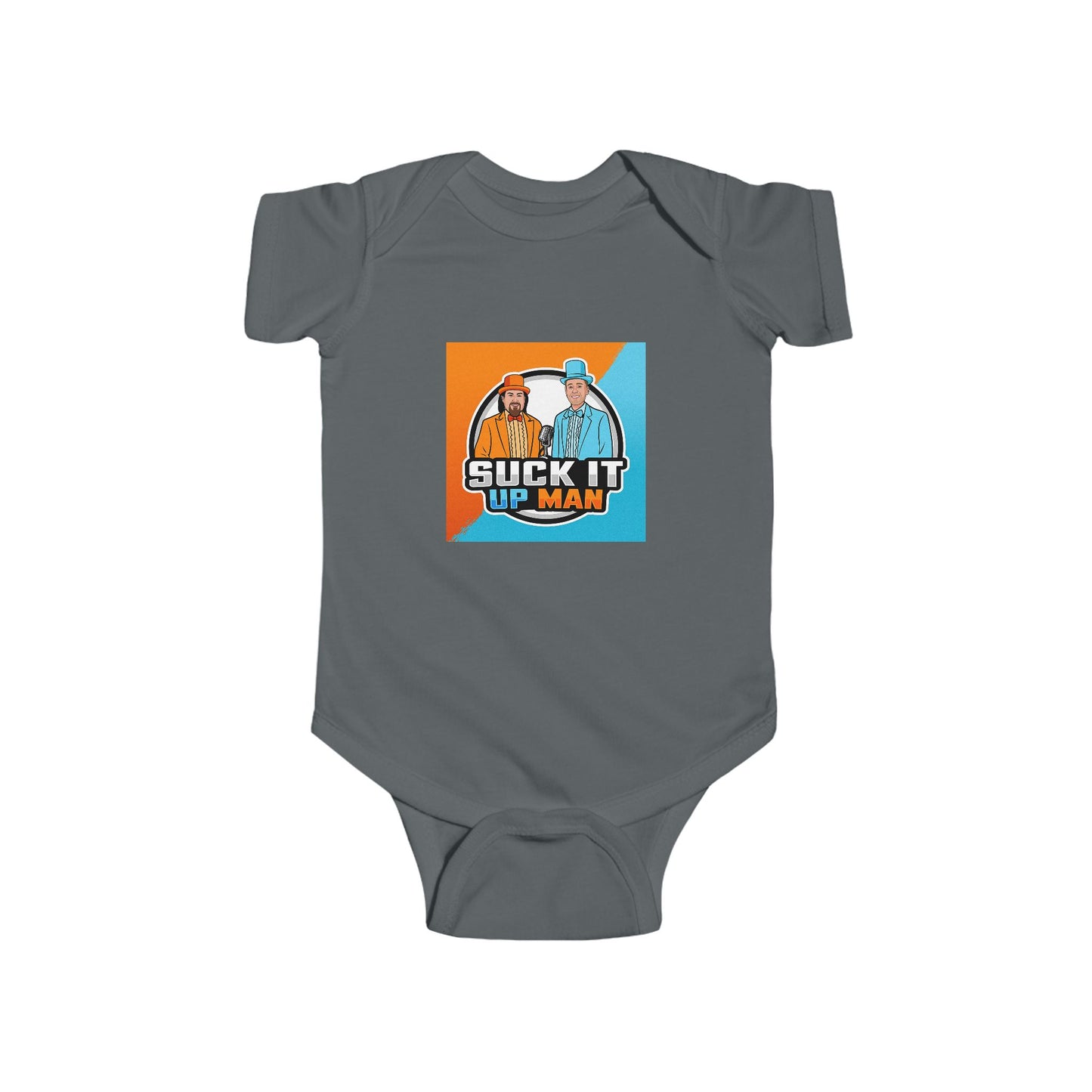 Suck It Up Man Infant Bodysuit - Cute Baby Outfit for Fun Celebrations
