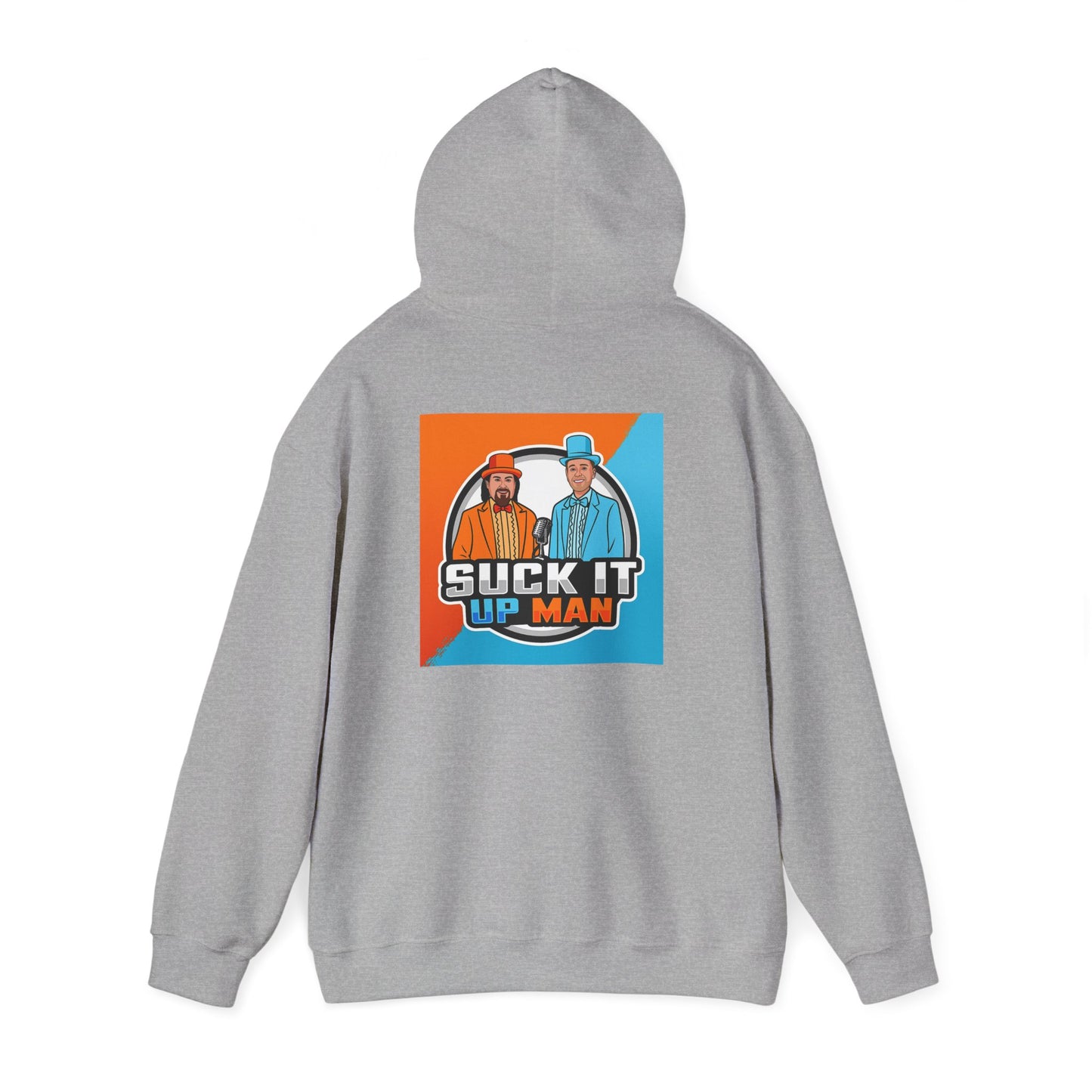 'Suck It Up Man' Graphic Hoodie for Everyday Comfort