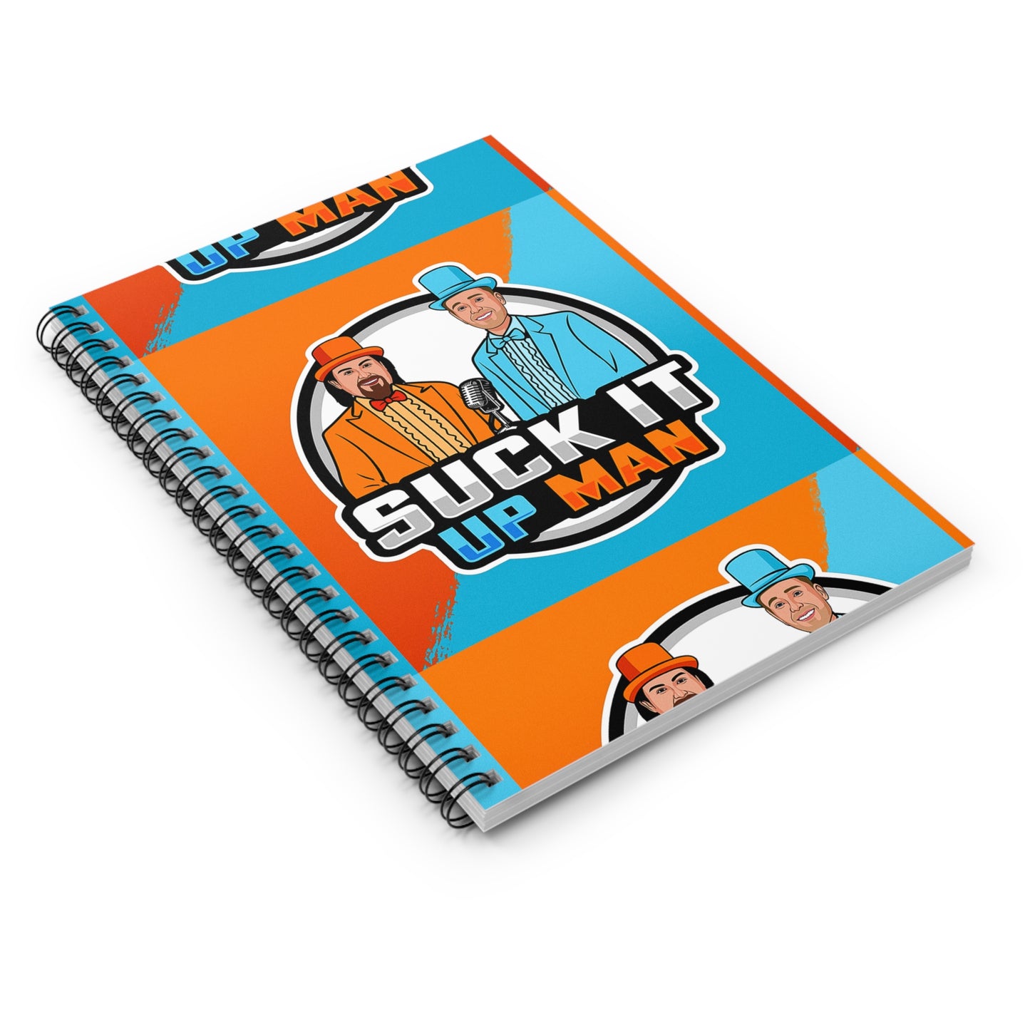 Suck It Up Man Spiral Notebook - Fun, Colorful Journal for Creative Minds