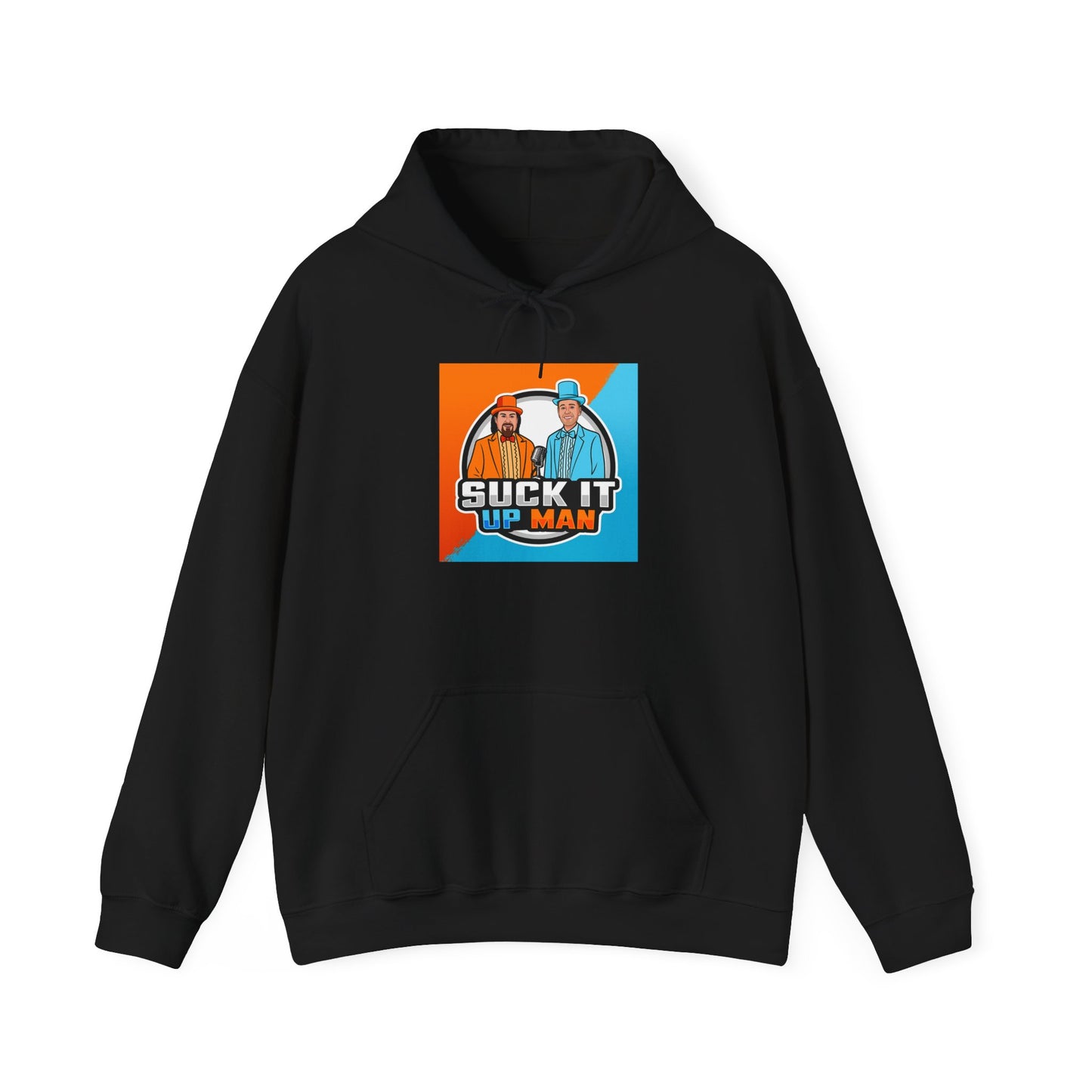'Suck It Up Man' Graphic Hoodie for Everyday Comfort