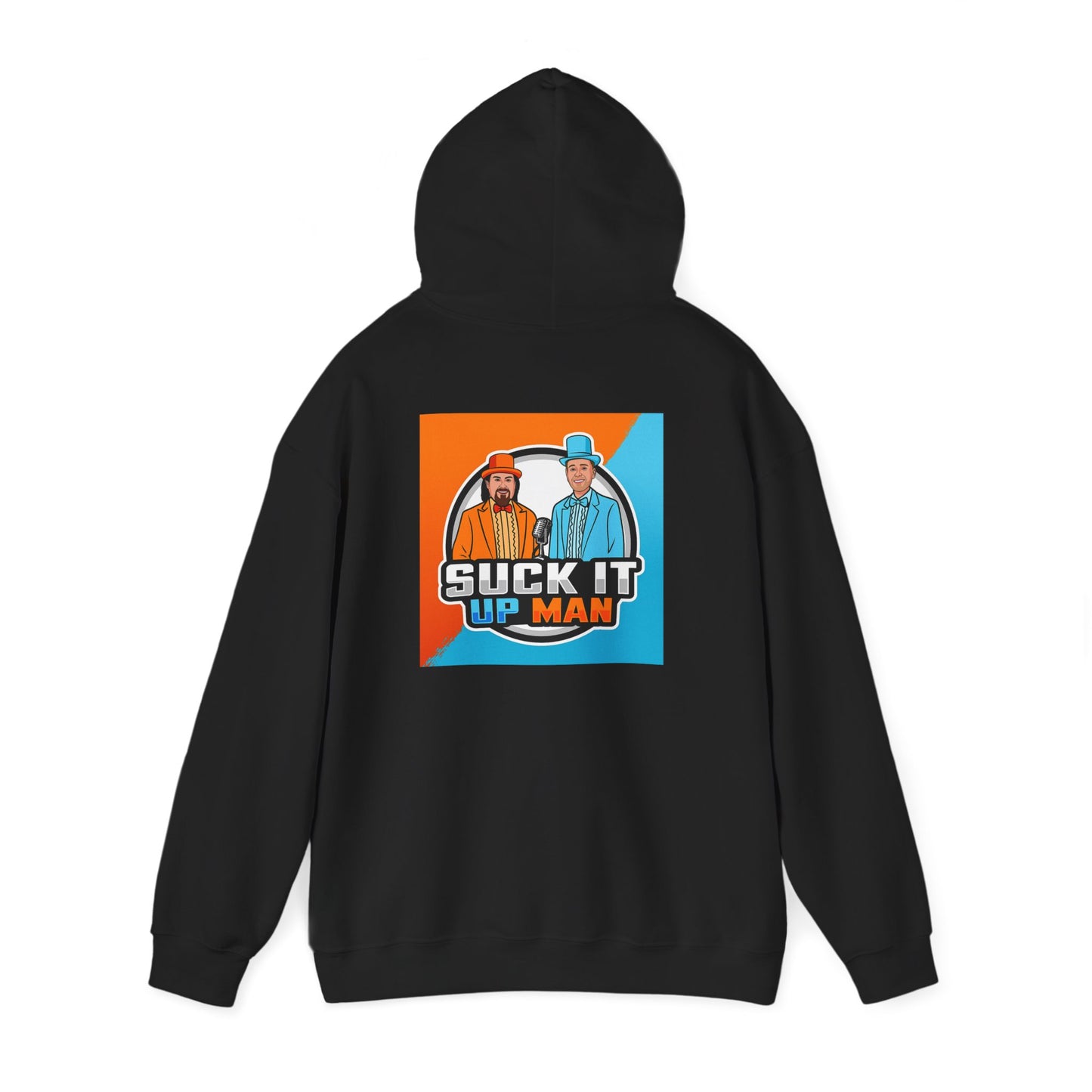 'Suck It Up Man' Graphic Hoodie for Everyday Comfort
