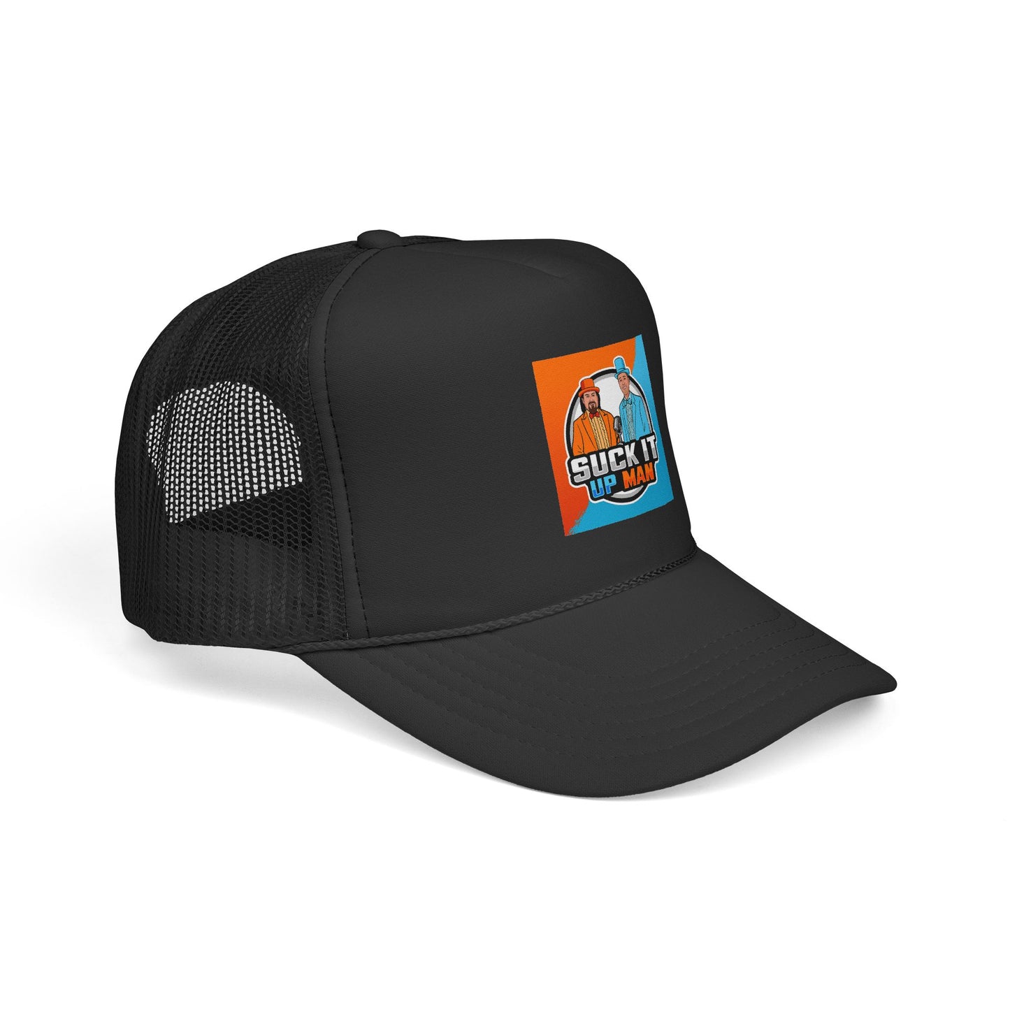 Suck It Up Man Trucker Cap - Fun & Casual Snapback Hat for Everyday Wear
