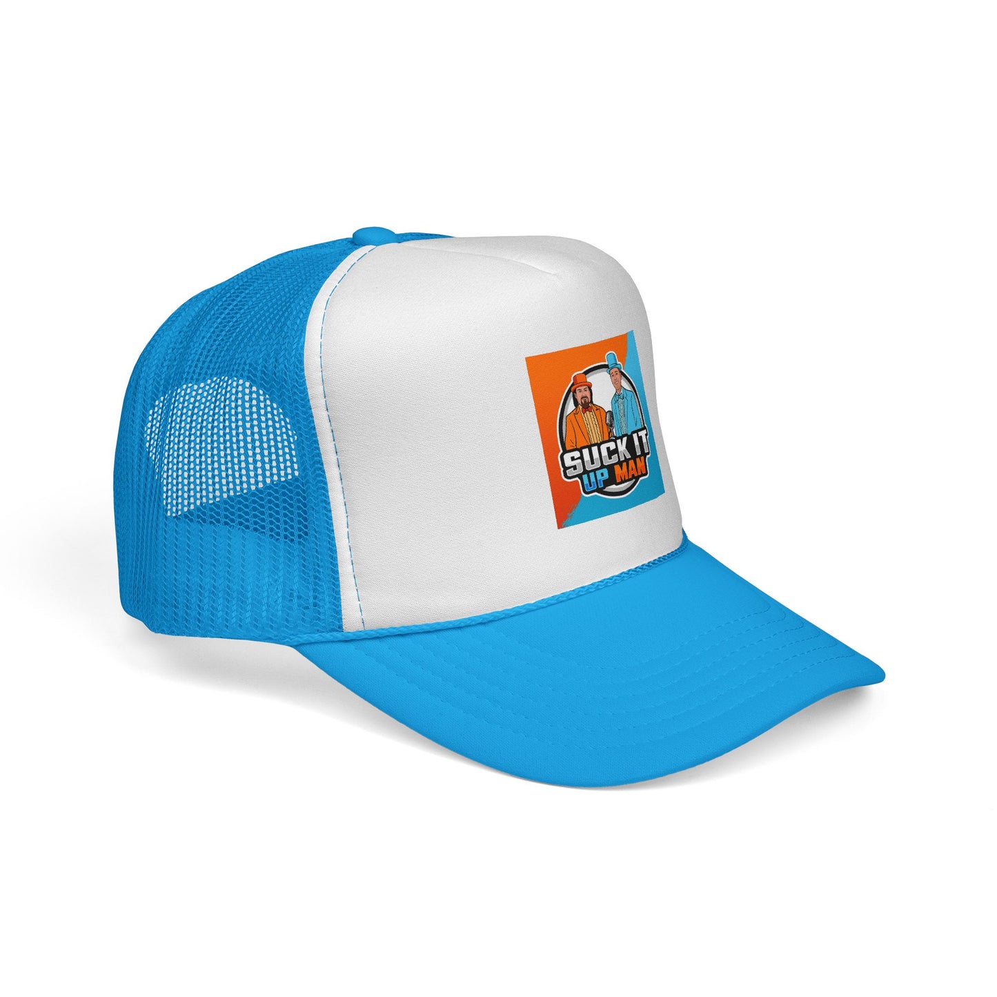 Suck It Up Man Trucker Cap - Fun & Casual Snapback Hat for Everyday Wear