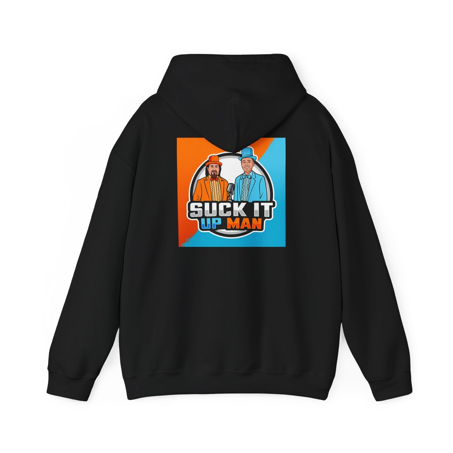'Suck It Up Man' Graphic Hoodie for Everyday Comfort