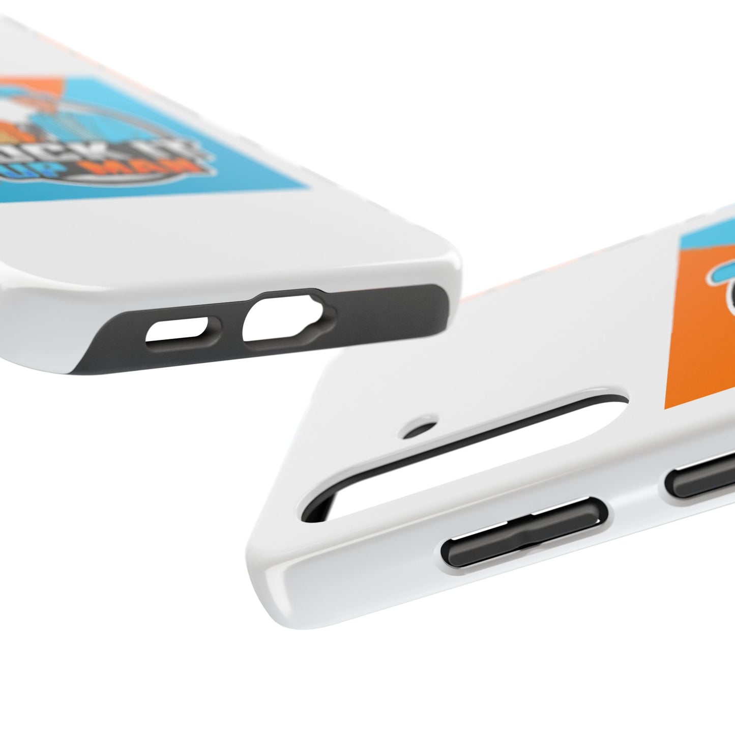 Colorful Tough Phone Case with 'Suck It Up Man' Design