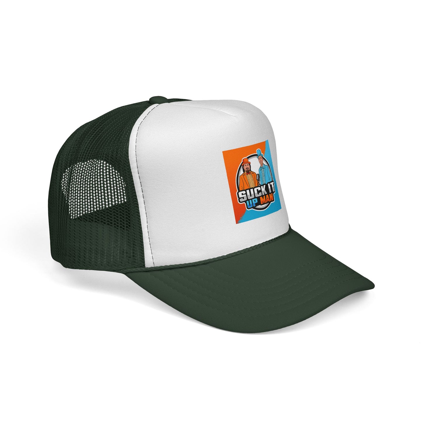Suck It Up Man Trucker Cap - Fun & Casual Snapback Hat for Everyday Wear