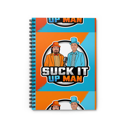 Suck It Up Man Spiral Notebook - Fun, Colorful Journal for Creative Minds