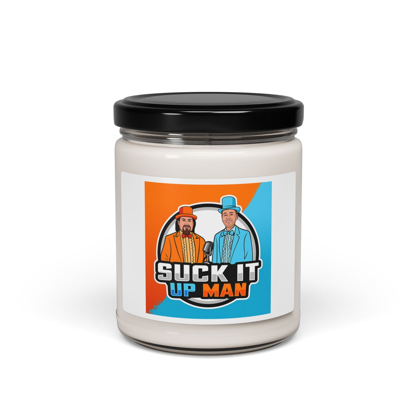 Scented Soy Candle - 'Suck It Up Man' - 9oz