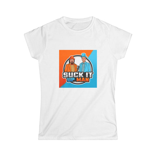 Suck It Up Man Women's Softstyle Tee