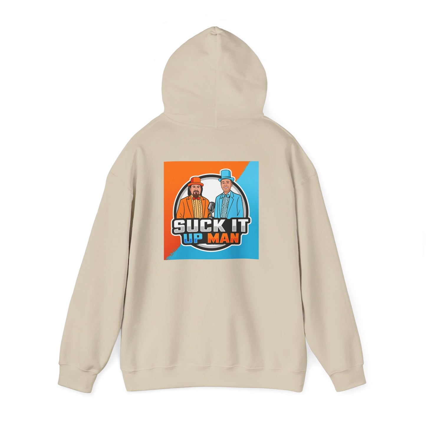 'Suck It Up Man' Graphic Hoodie for Everyday Comfort