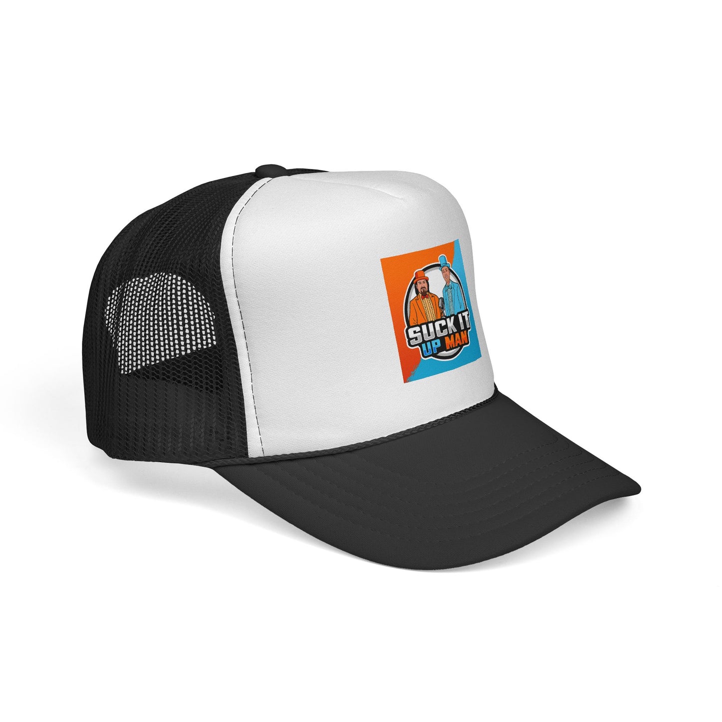Suck It Up Man Trucker Cap - Fun & Casual Snapback Hat for Everyday Wear