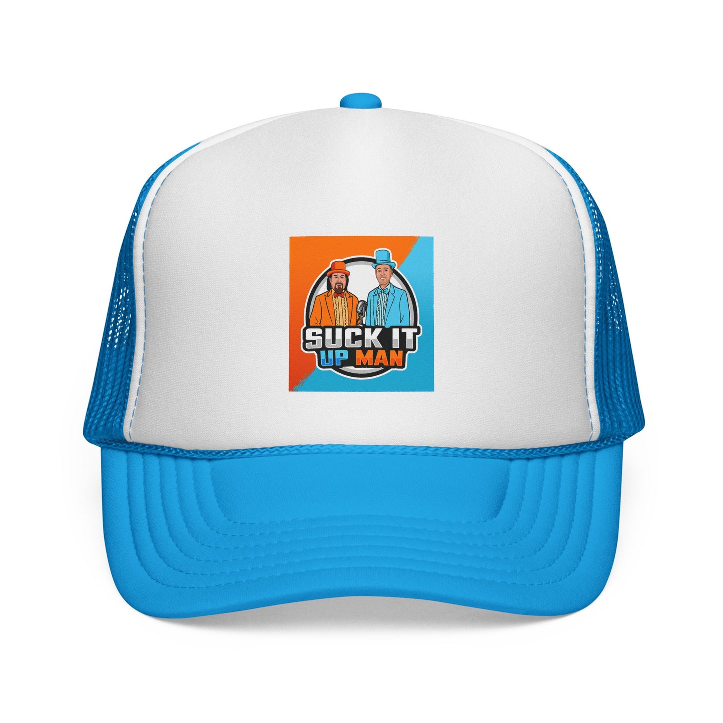 Suck It Up Man Trucker Cap - Fun & Casual Snapback Hat for Everyday Wear