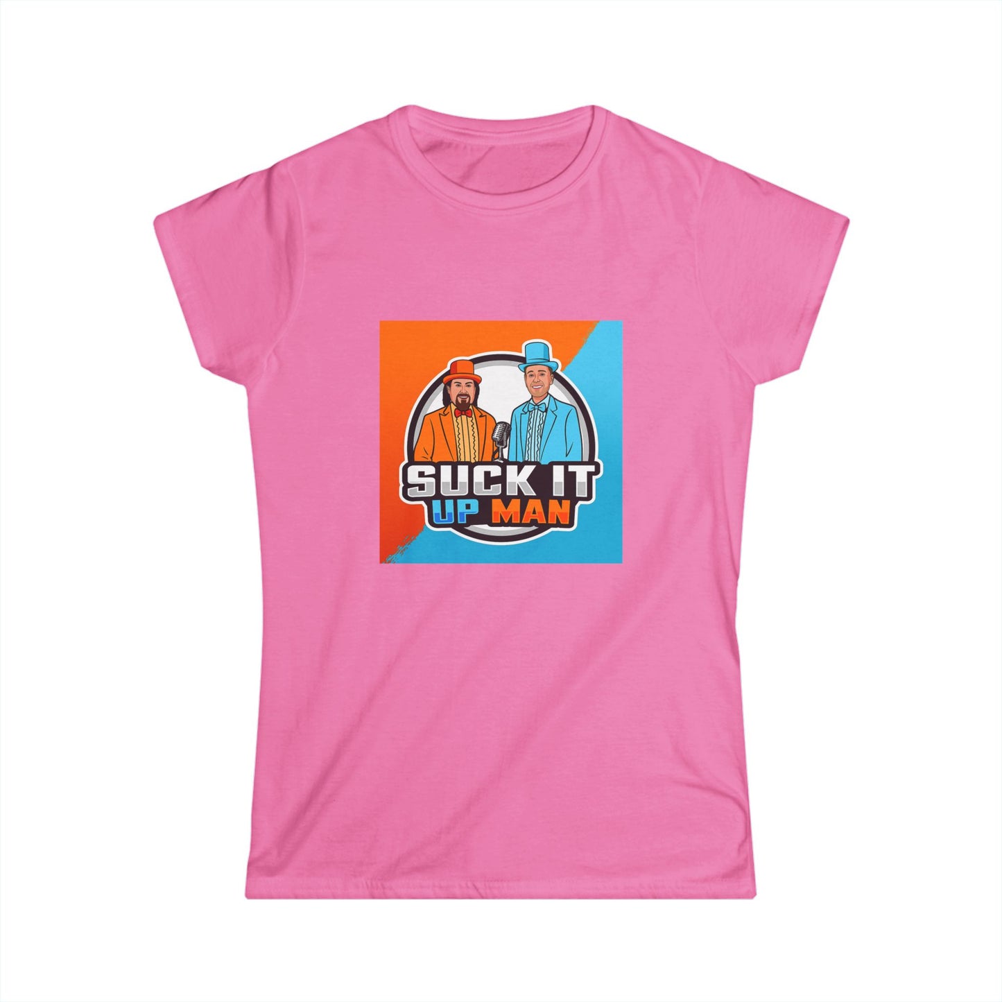 Suck It Up Man Women's Softstyle Tee