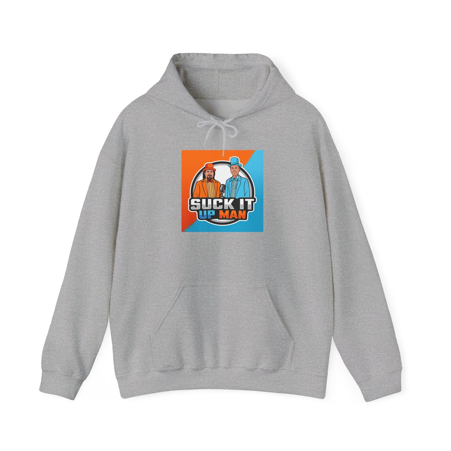'Suck It Up Man' Graphic Hoodie for Everyday Comfort