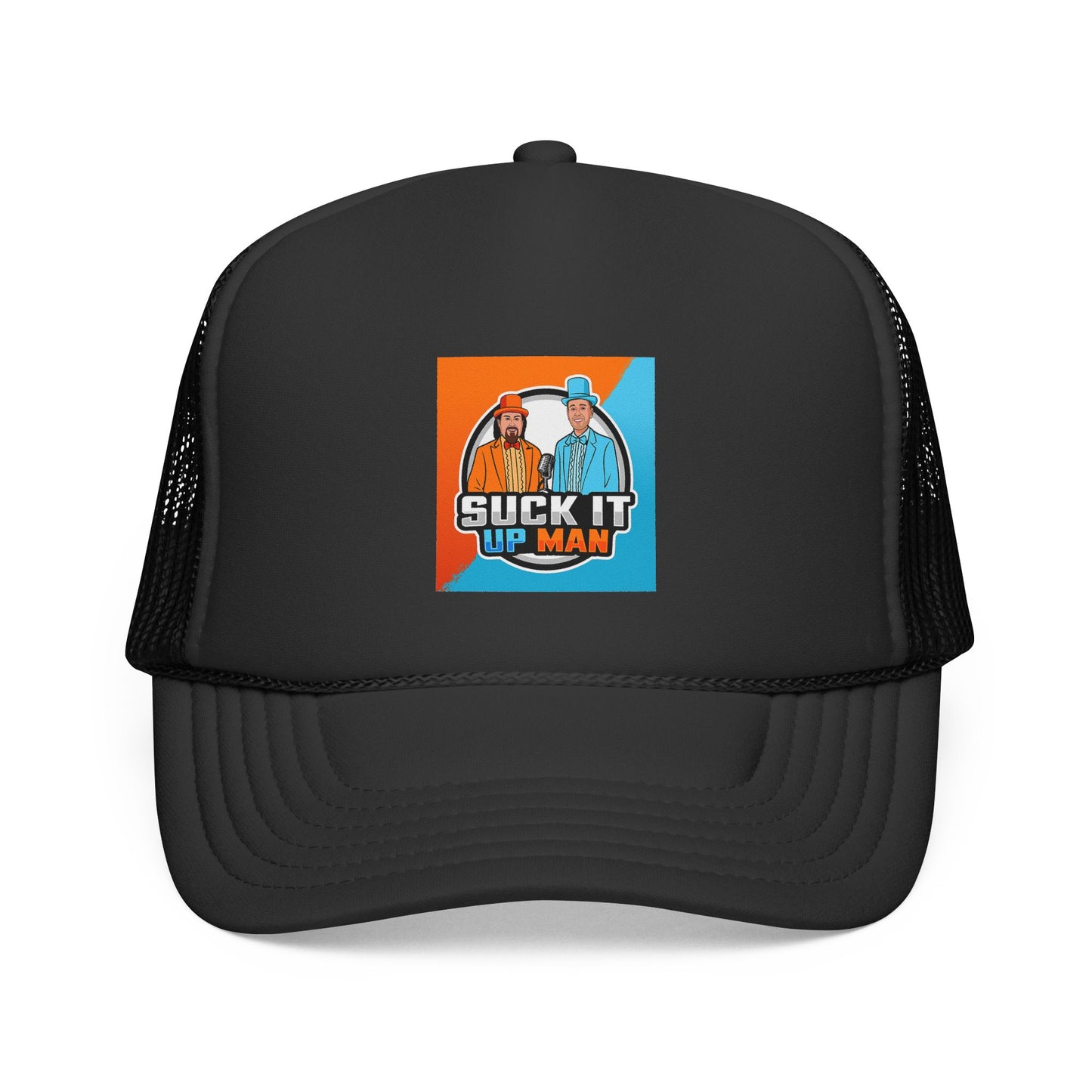 Suck It Up Man Trucker Cap - Fun & Casual Snapback Hat for Everyday Wear