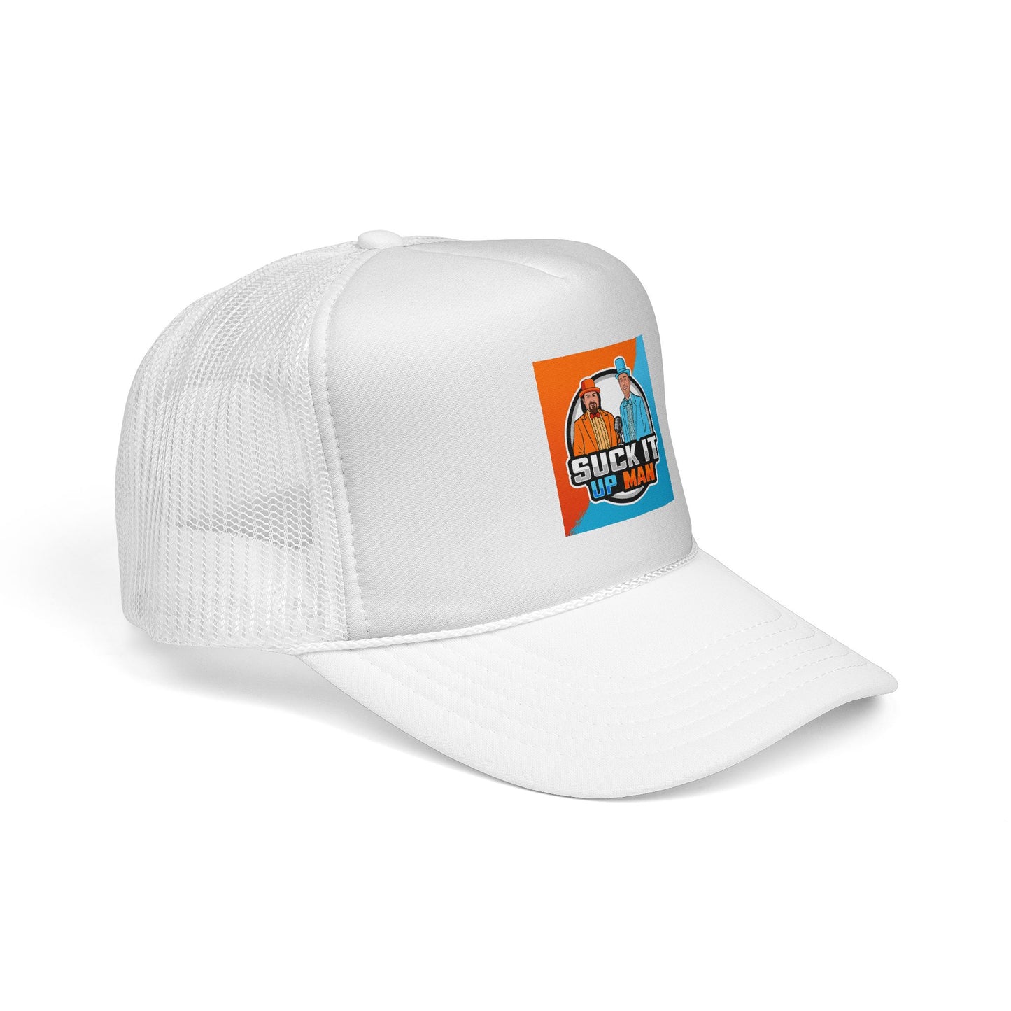 Suck It Up Man Trucker Cap - Fun & Casual Snapback Hat for Everyday Wear